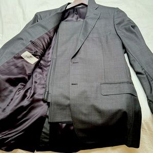 Canali Made in ITALY charcoal grey suit
